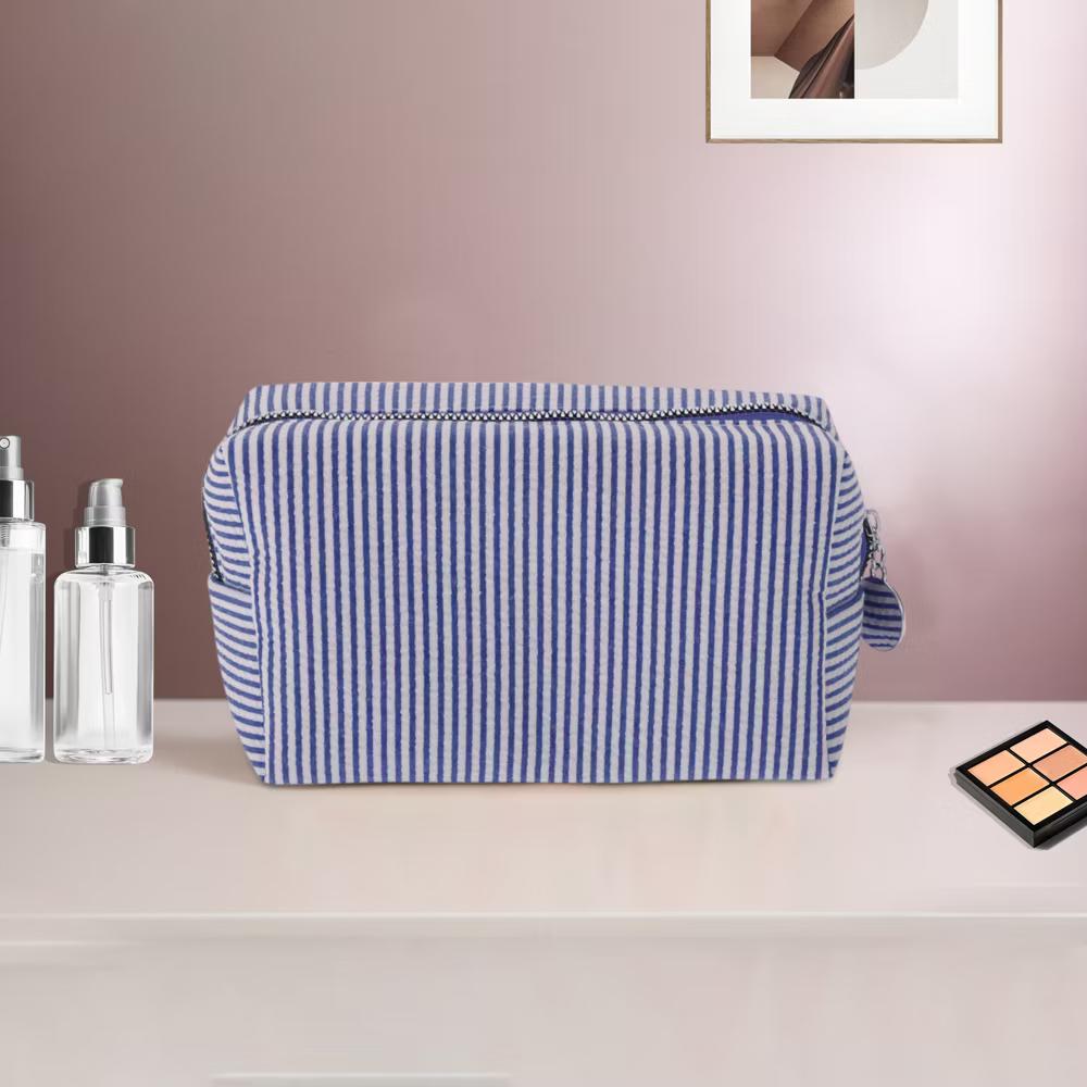 Striped Pattern Makeup Bag for Travel 1 Pc - Image 24