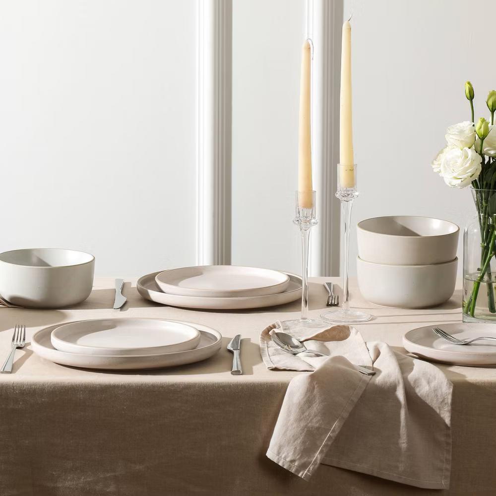Earth & Clay 12pc Stoneware Dinnerware Set - Image 26