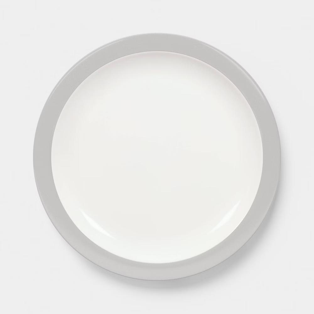 10.5" Plastic Dinner Plate with Decal - Image 2
