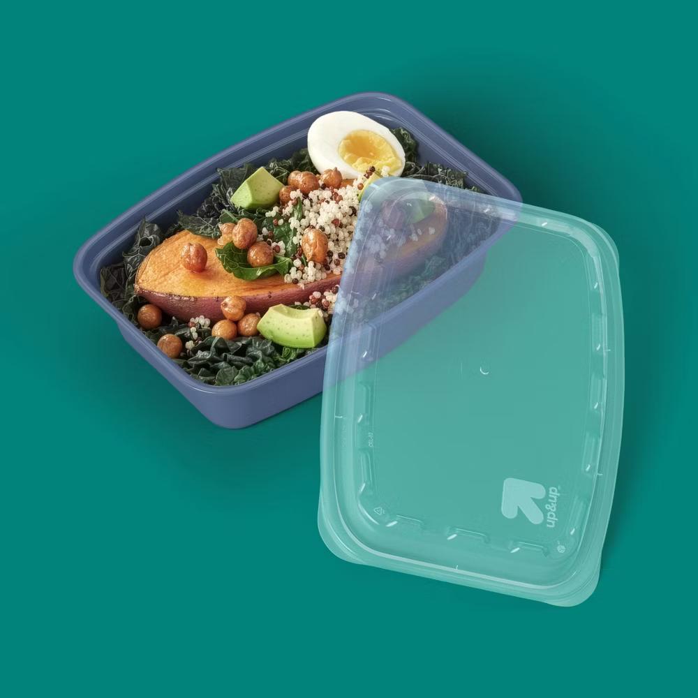 38oz 20pc Meal Prep Food Storage Containers - Rectangle - 4.75 cup single compartment - 10pk - Image 2