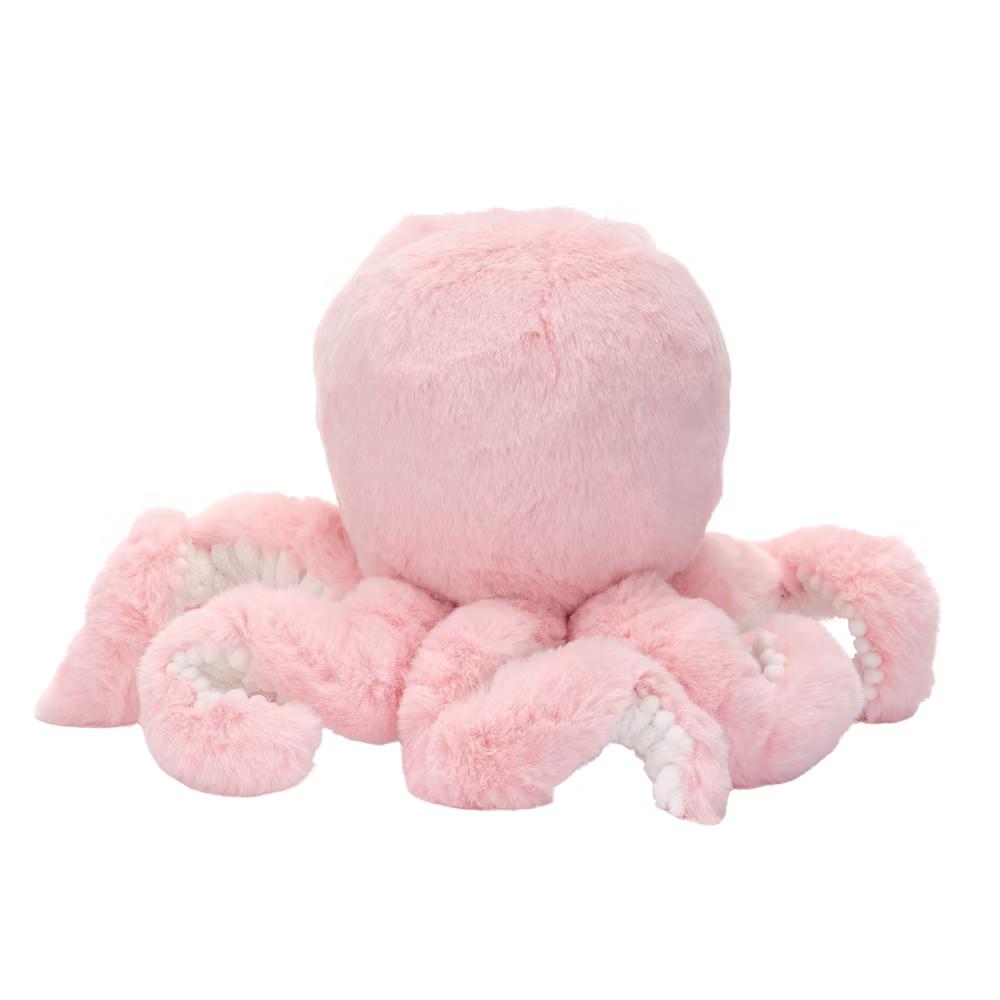 Sea Dreams Pink Plush Octopus Stuffed Animal Toy - Bubbles - Image 6