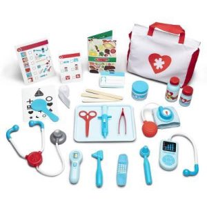Get Well Doctor's Kit Pretend Play Set – 25 Toy Pieces for Preschool Girls, Boys