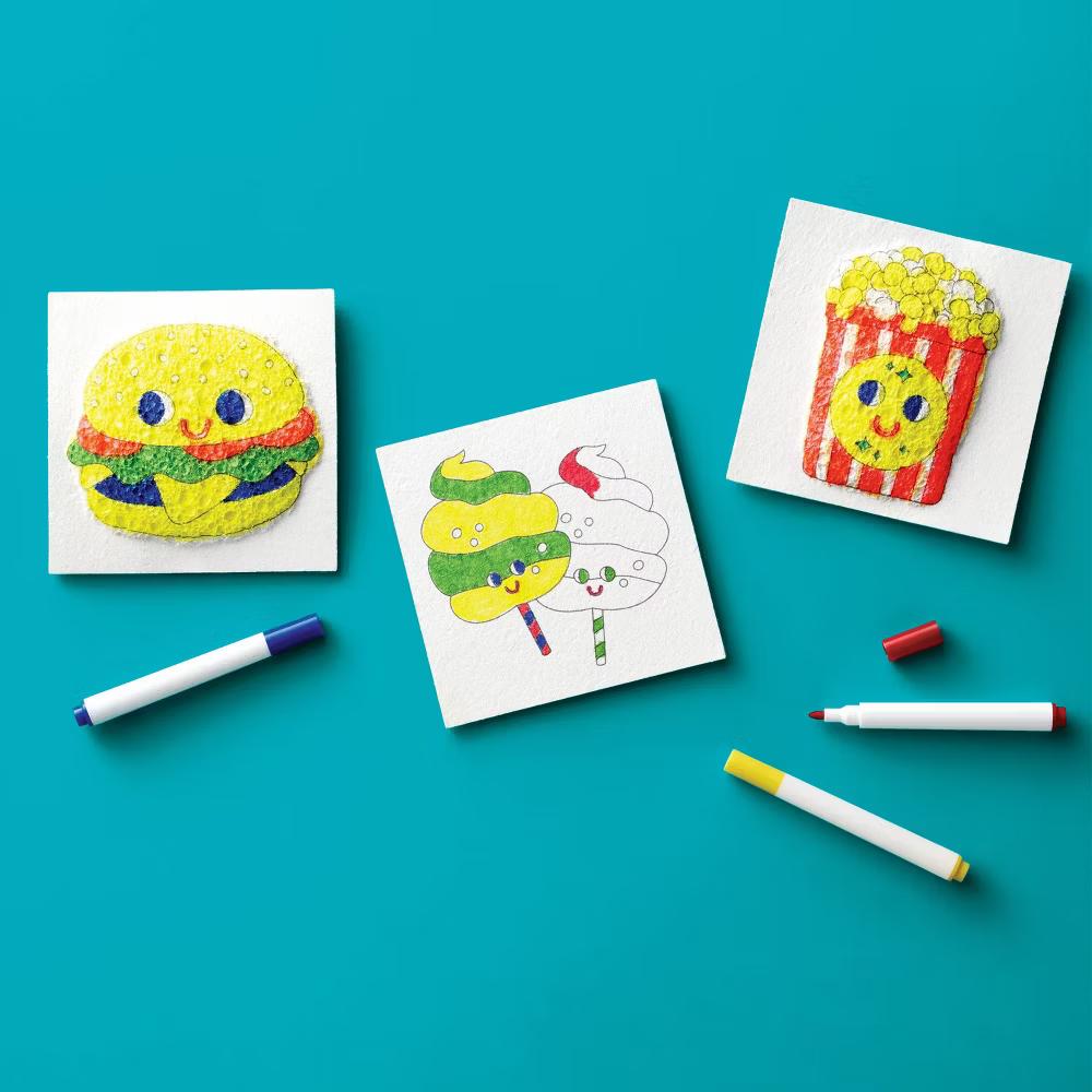 3ct Puffy Magic Canvas Summer Craft Activity Kit