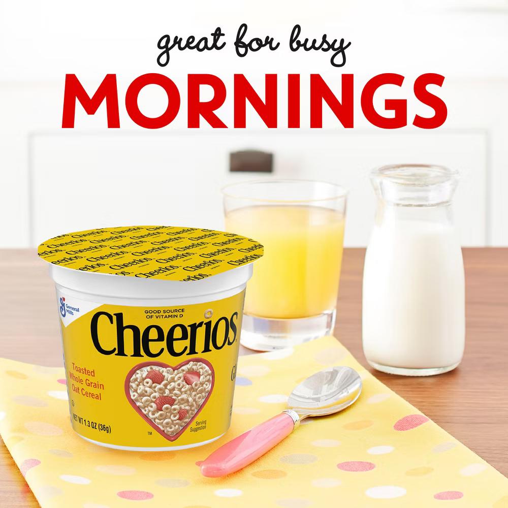 Cheerios Gluten Free Yellow Box Breakfast Cereal Cup - 1.3oz - Image 8