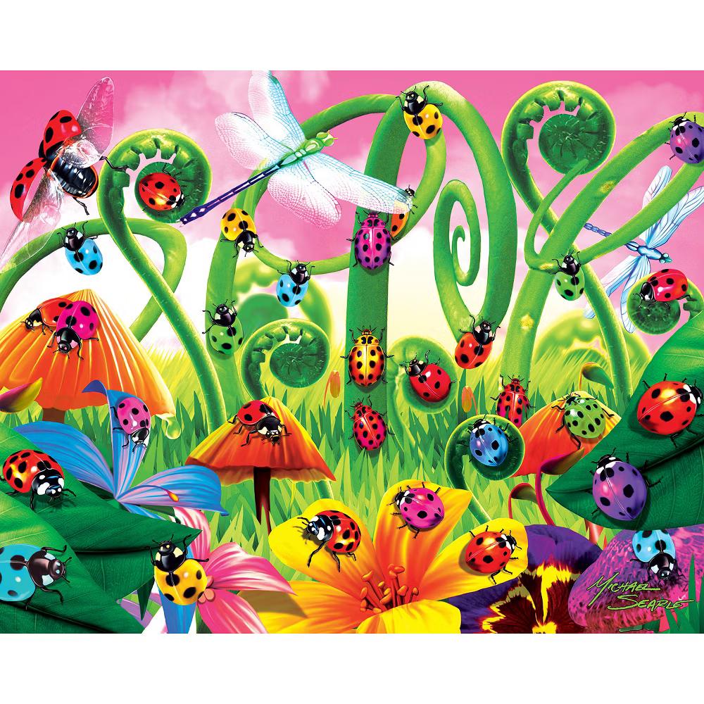 Glow in the Dark 100 Piece Puzzle Set - Educational Fun 4-Pack - Image 3