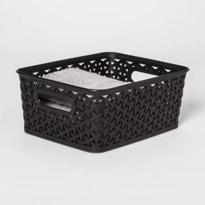 Y-Weave Small Decorative Storage Basket