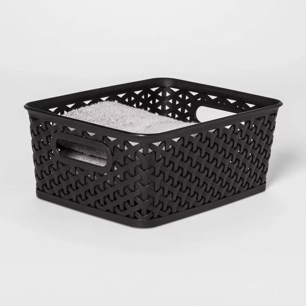 Y-Weave Small Decorative Storage Basket