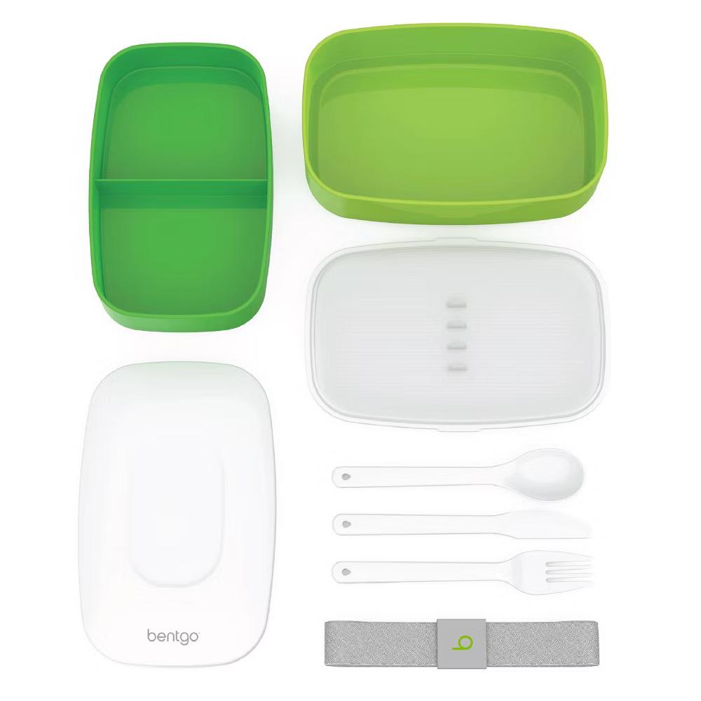 Classic All-in-One Stackable Lunch Box Container with Built in Flatware - Image 19