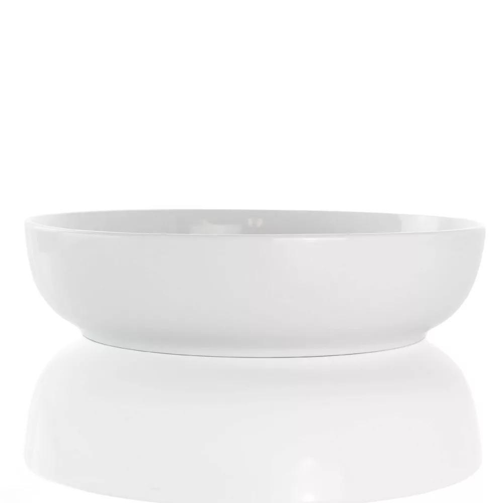 18pc Porcelain Owen Dinnerware Set White - Solid Dishware, Service for 4, Microwave & Dishwasher Safe - Image 6