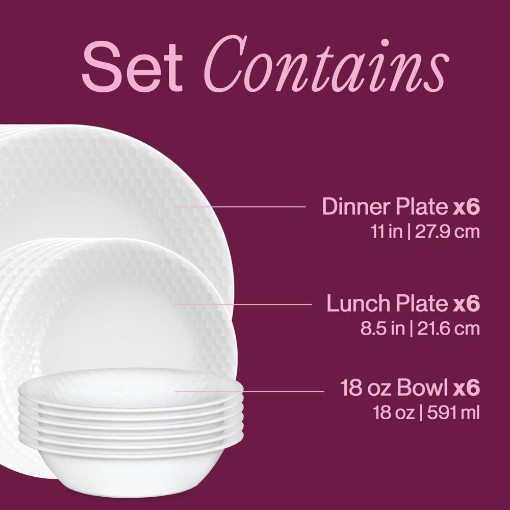 18pc Honey Bee Dinnerware Set - Image 2