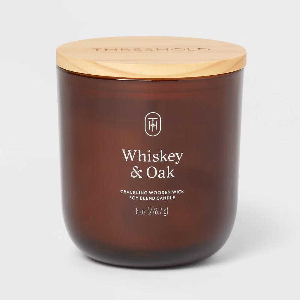 Glass Wooden Wick Jar Candle - Image 41