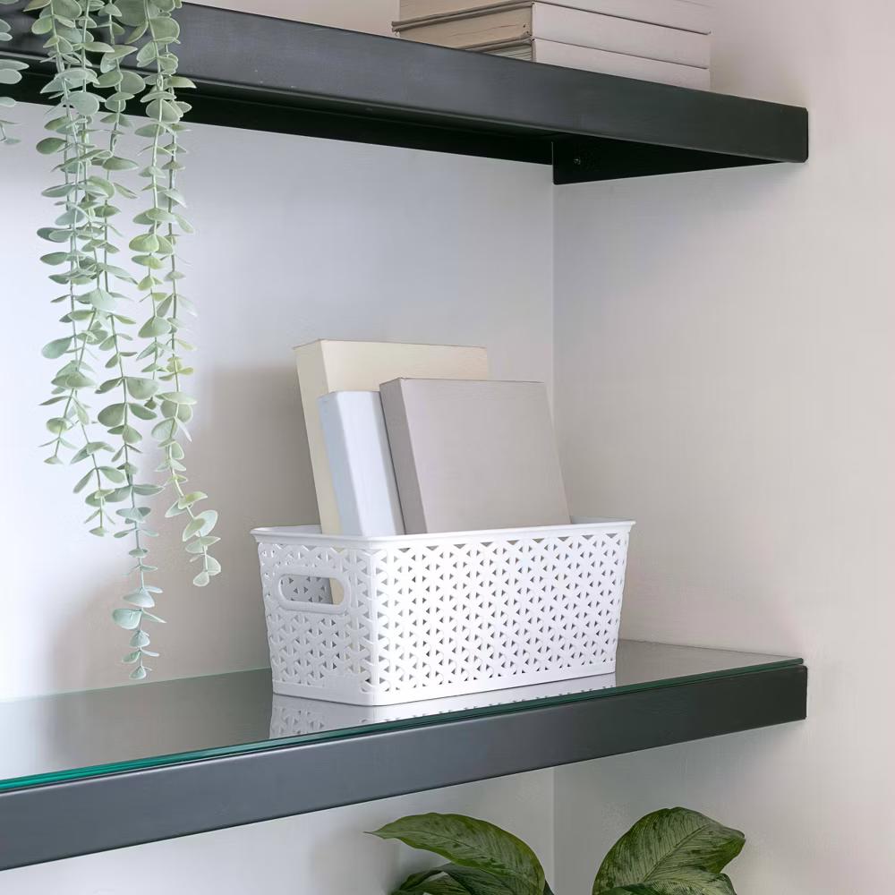 Y-Weave Half Medium Decorative Storage Basket - Image 22