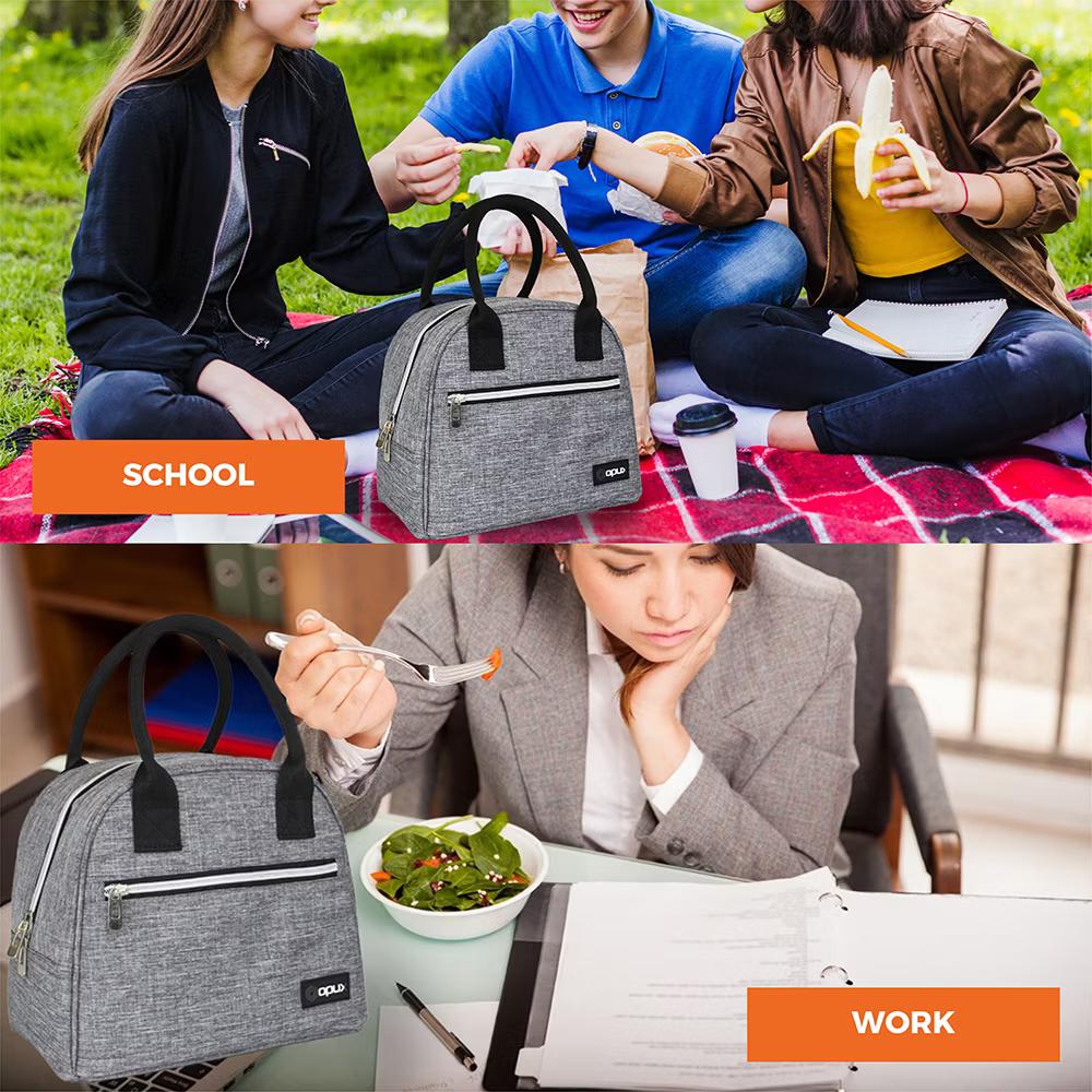 Insulated Lunch Box Women, Cooler Bag Tote Girls Kids Teen Adult, Soft Reusable Thermal Meal Prep Purse - Image 28