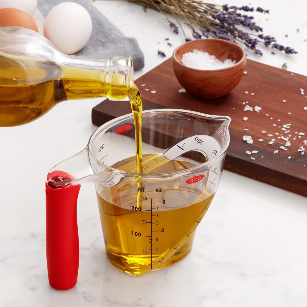 2 Cup Angled Measuring Cup: Clear Plastic, Dishwasher-Safe, Lifetime Warranty, 7" Width, 4.1" Height - Image 7