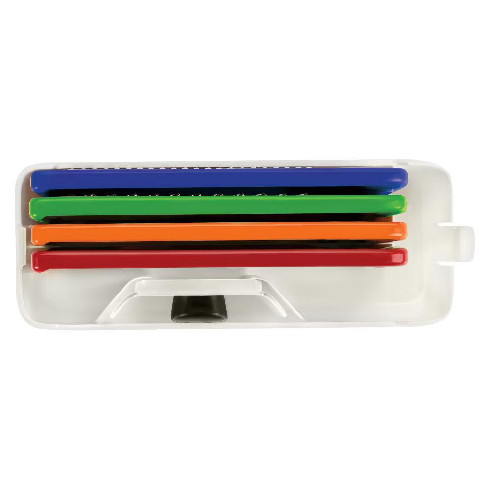 Complete Grate and Slice Set: Multicolor Kitchen Grater & Slicer with Soft-Grip Handle, Dishwasher-Safe, 7 Pieces - Image 8