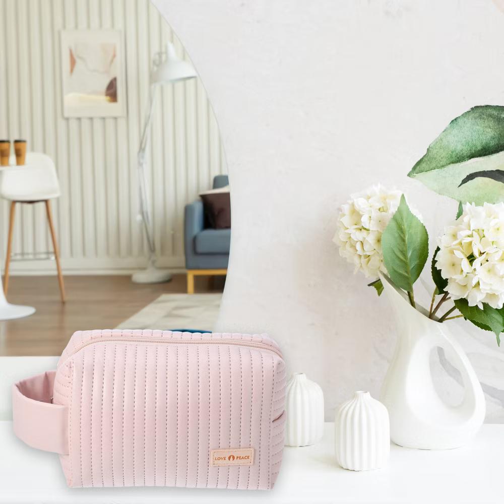 Faux Leather Small Makeup Bag - Image 30