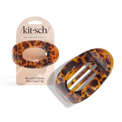 Large Flat Cloud Hair Claw Clip - Tortoise: For All Hair Types, Hair Styling, 1 Piece - Image 3