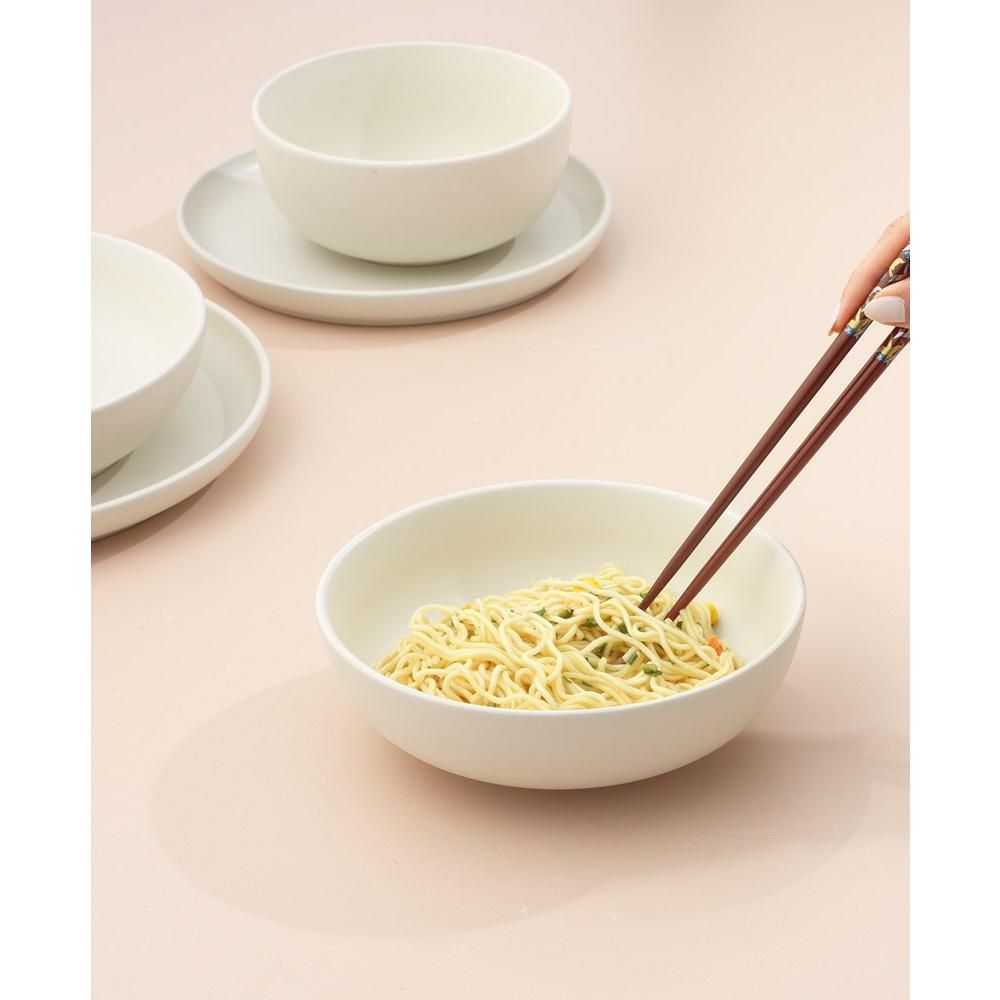 JoyJolt Mesa 4-Piece Stoneware Pasta Bowls Set – 30oz - Image 17