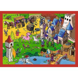Kids Treflik Familiy - The Trefliks' Travels 4in1 (35/48/54/70 Piece) Puzzle