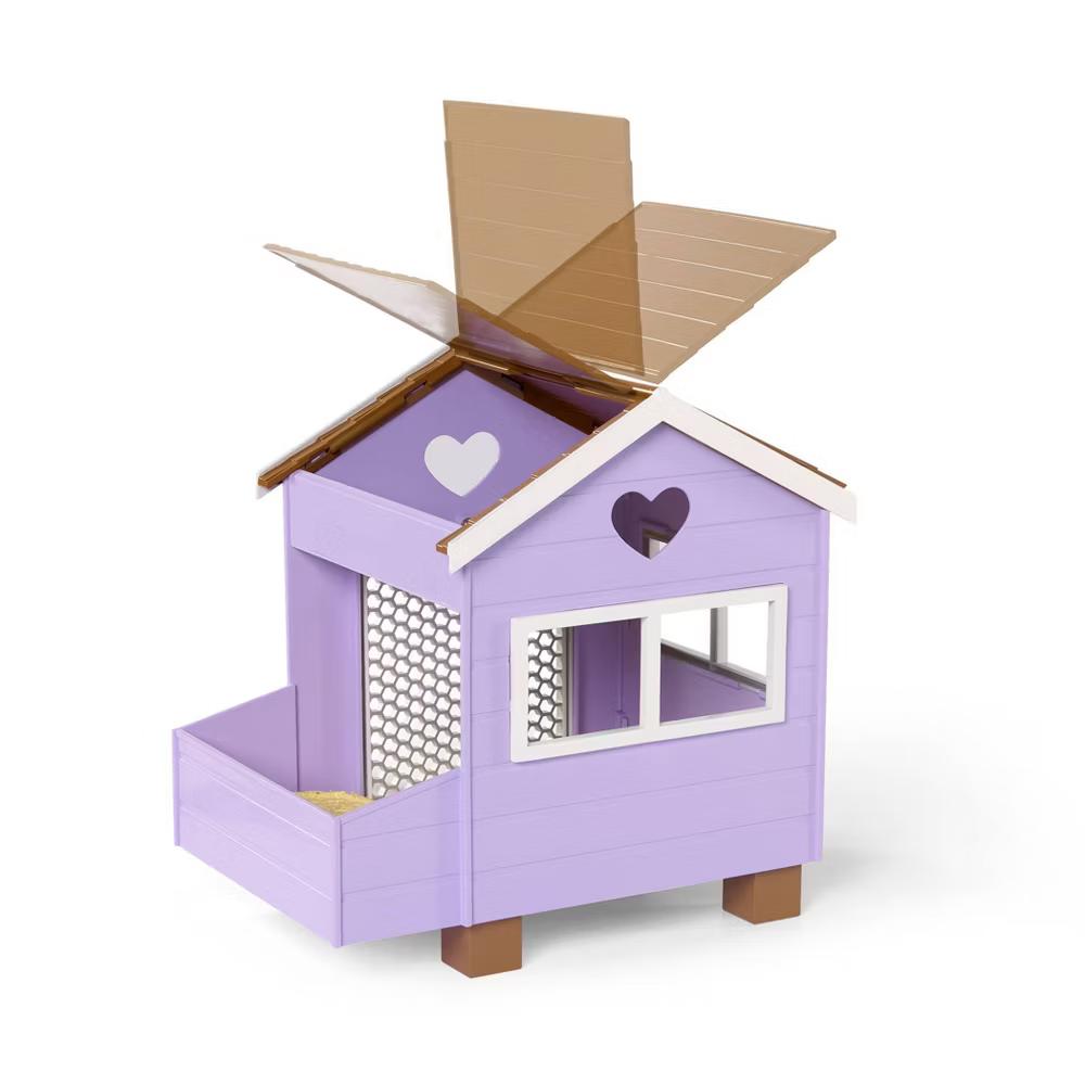 Chicken Coop Playset with Pet Baby Chick & "Egg-Laying" Chicken Plushie Accessories for 18" Dolls - Image 5