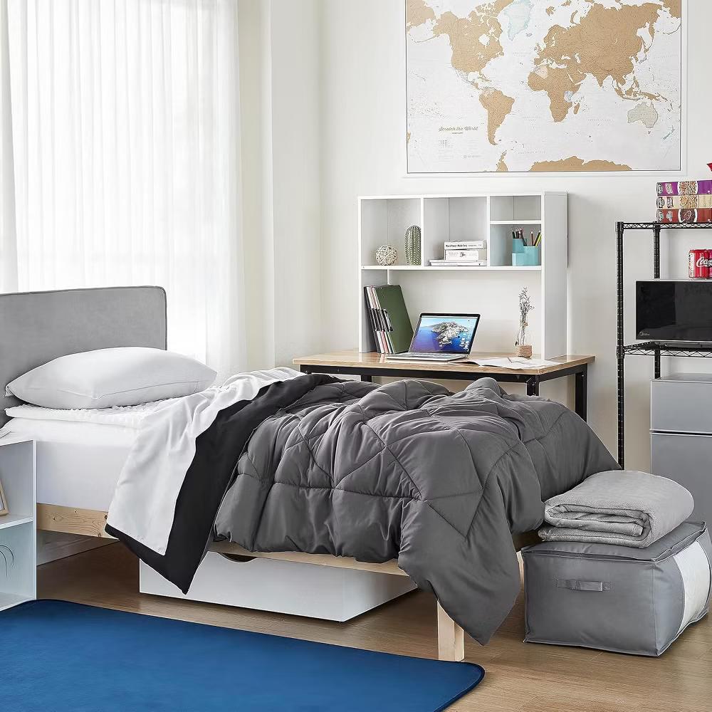 The College Cube - Dorm Desk Bookshelf - White - Image 2