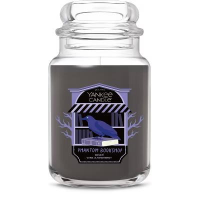 Original Large Phantom Bookshop Jar Candle Black - Yankee Candle - Image 6