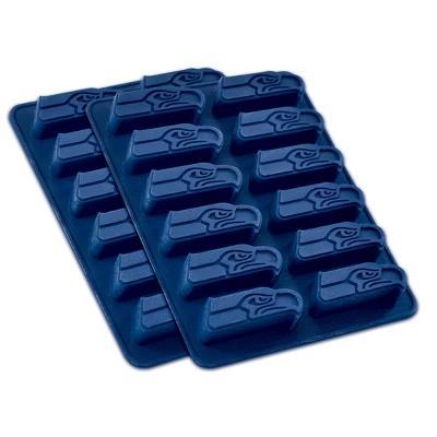 FanPans 2-Pack Team Ice Cube Trays - NFL Seattle Seahawks