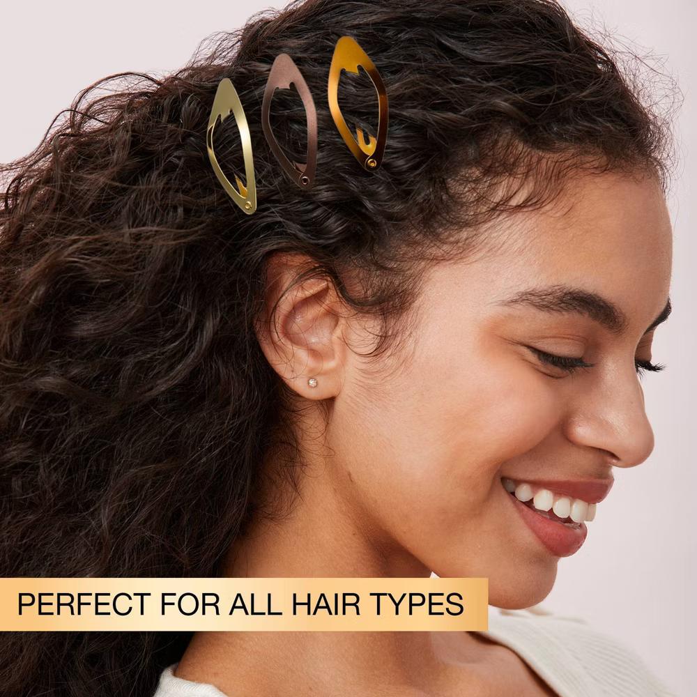 Diamond Shaped Snap Clips - All Hair - 6pcs - Image 6
