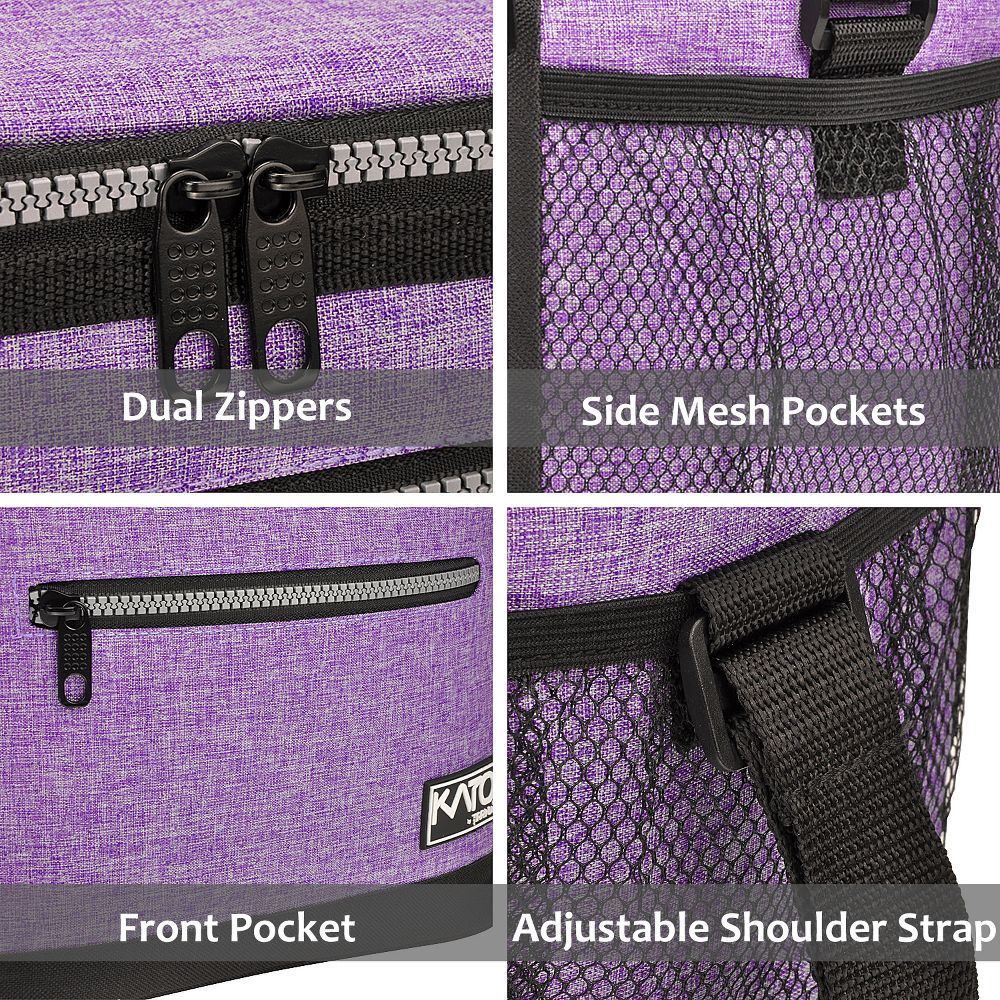 Insulated Small Lunch Bag for Adult Kid, Leakproof Reusable Lunch Cooler Bag with Adjustable Shoulder Strap, Kids Portable Lunch Box - Image 38