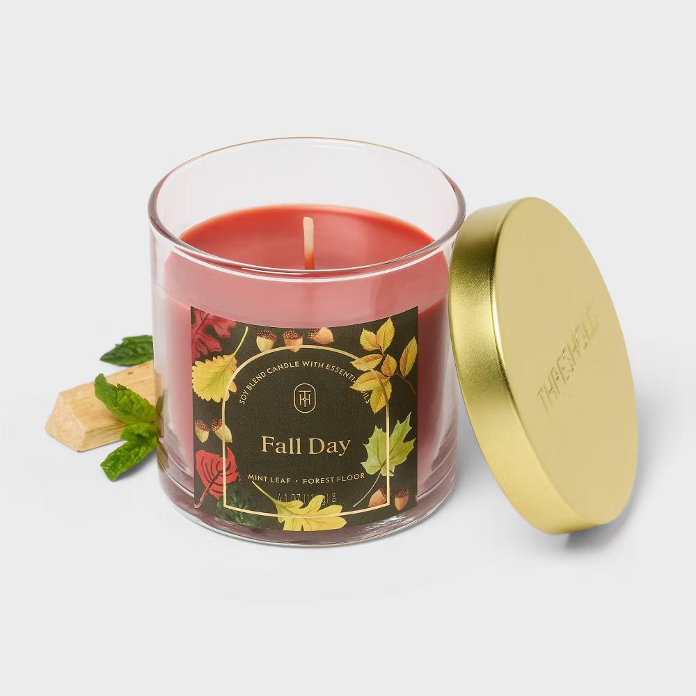 2 Wick Glass Jar Candle with Lid 15.1oz - Image 56