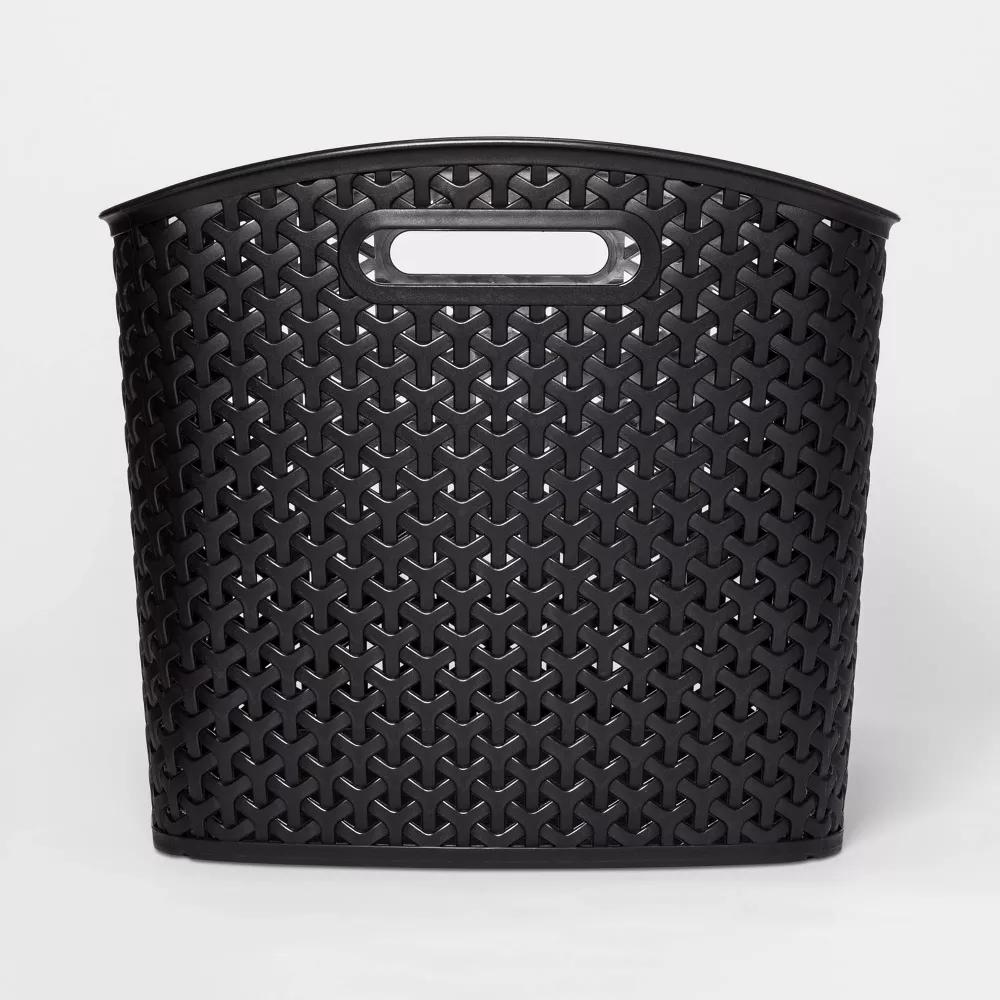 Y-Weave XL Curved Decorative Storage Basket - Image 2