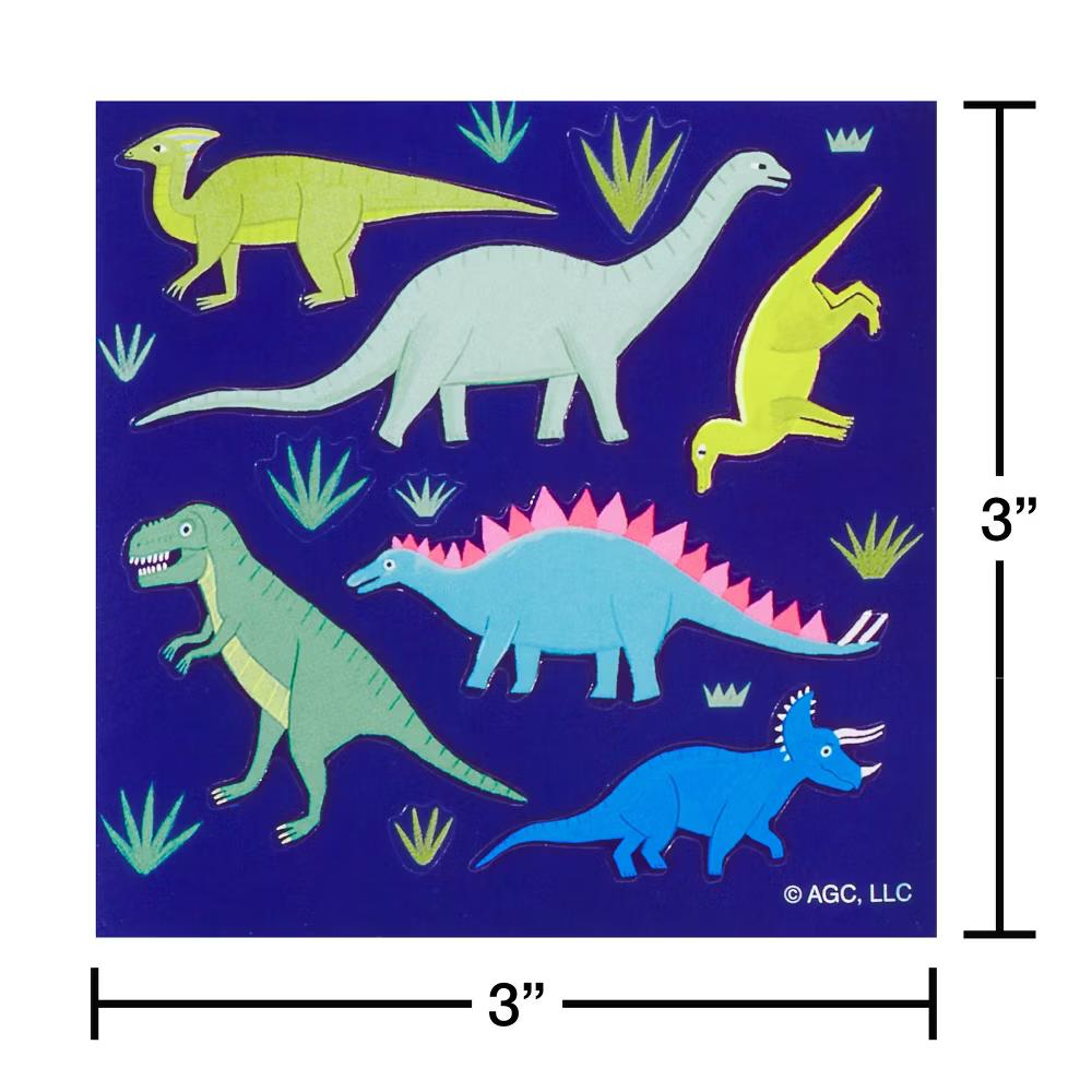 Space/Dinosaurs and Sports Mini Sticker Pad 156ct - 12 Sheets - Image 2