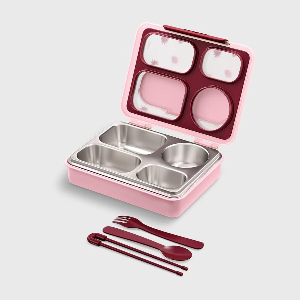 Stainless Steel Bento Lunch Box - Image 5