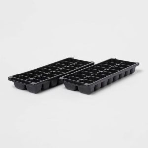 2pk Plastic Ice Trays