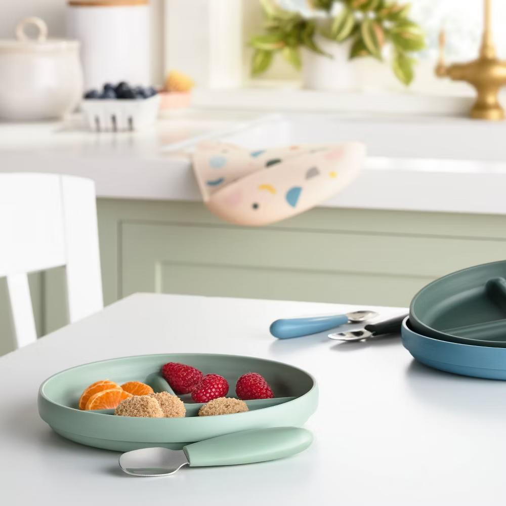 Divided Plate - 3pk Blue/Green - Image 4
