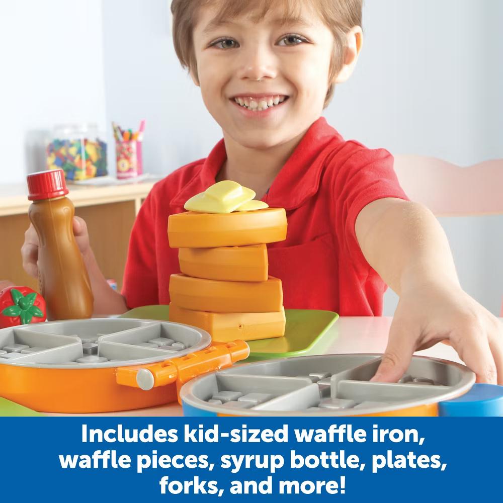 New Sprouts Waffle Time, 14 Piece Set, Ages 18 mos+ - Image 3