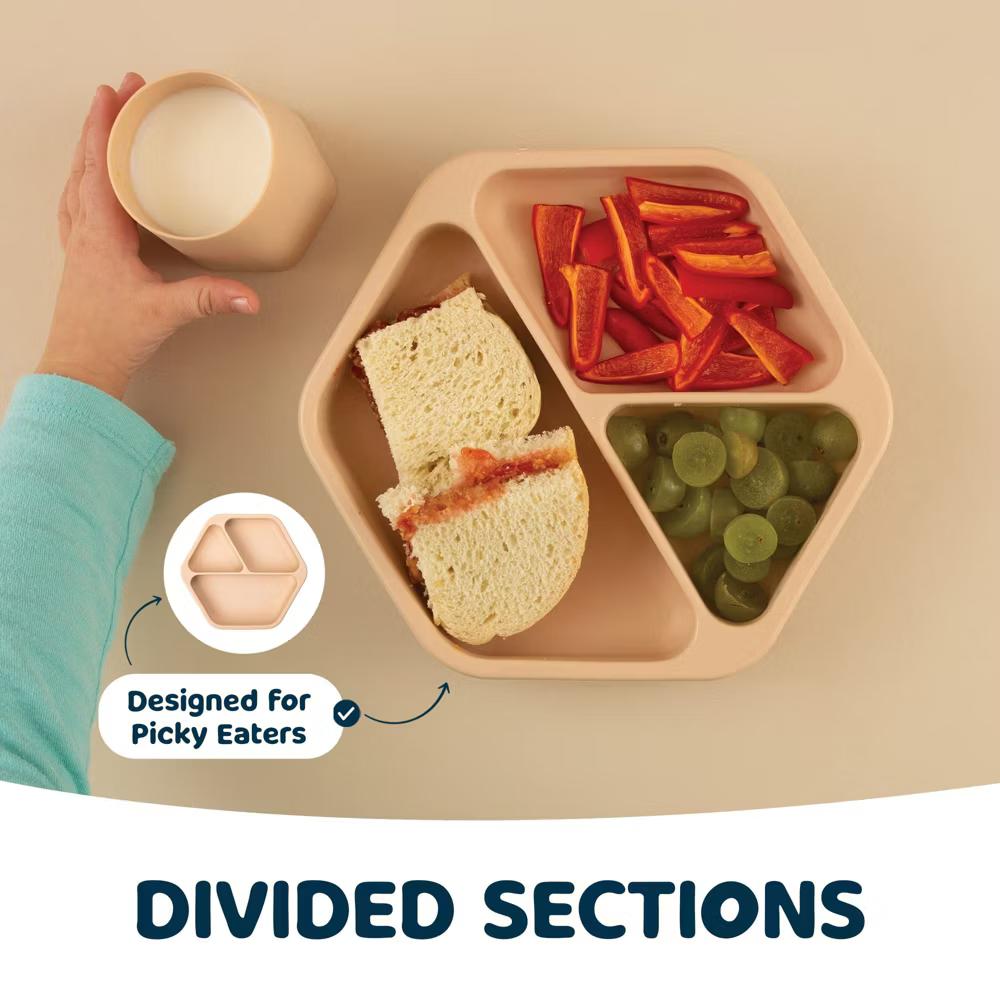 Silicone Suction Divided Plate Baby/Toddler Dish for Independent Eating - Image 39