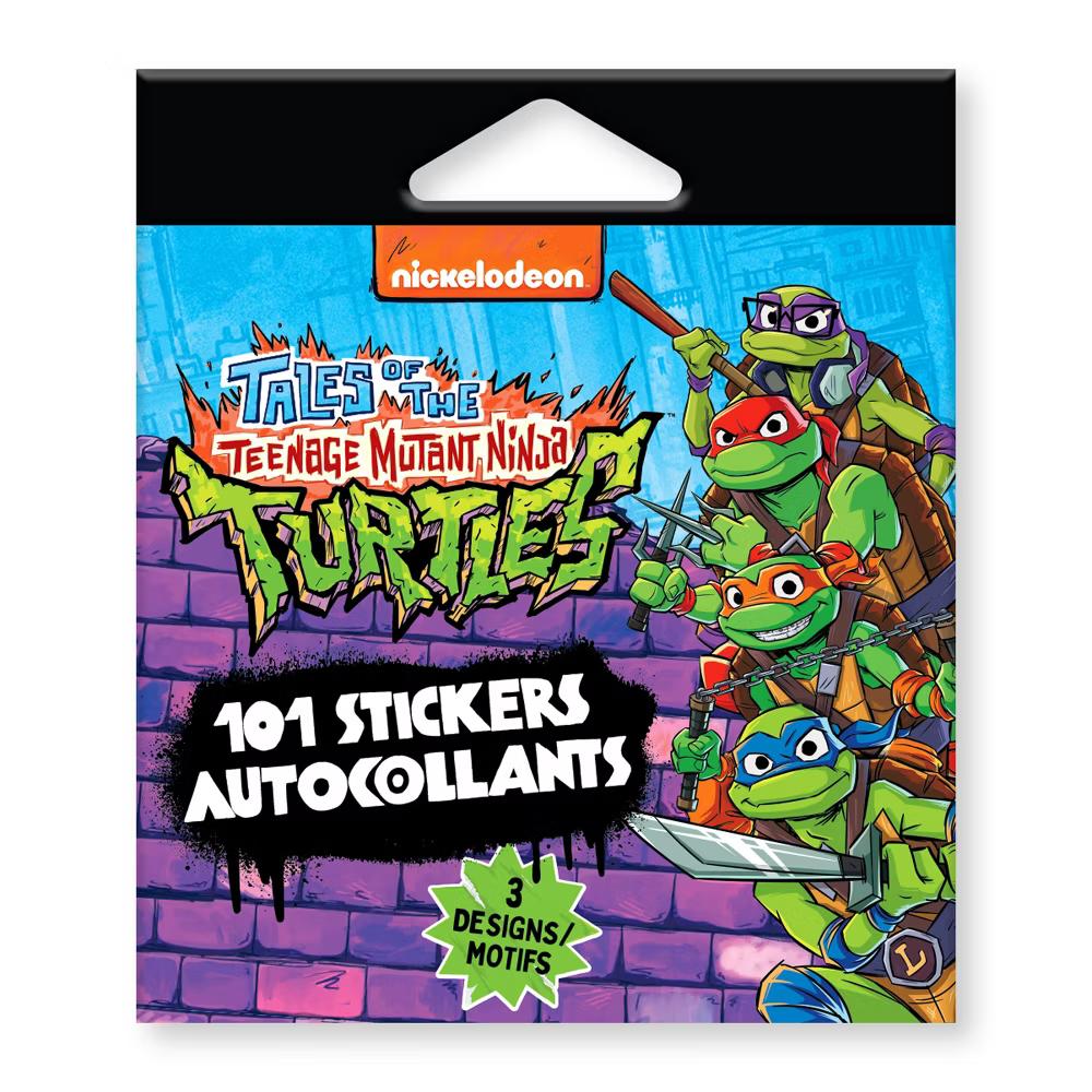 Nickelodeon Teenage Mutant Ninja Turtles Mini Sticker Book for Kids 101ct - 8 Sheets - Image 4