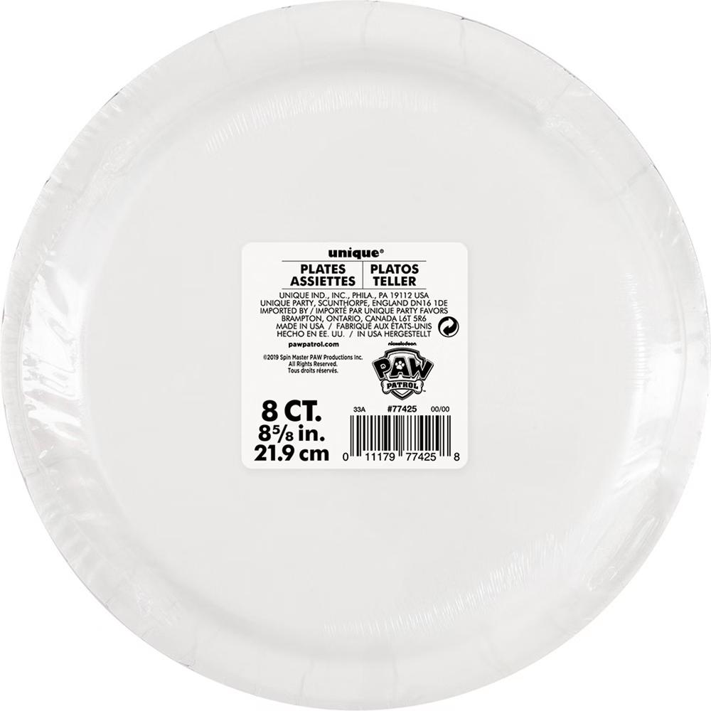 PAW Patrol 9" 8ct Party Dinner Paper Plates - Image 2