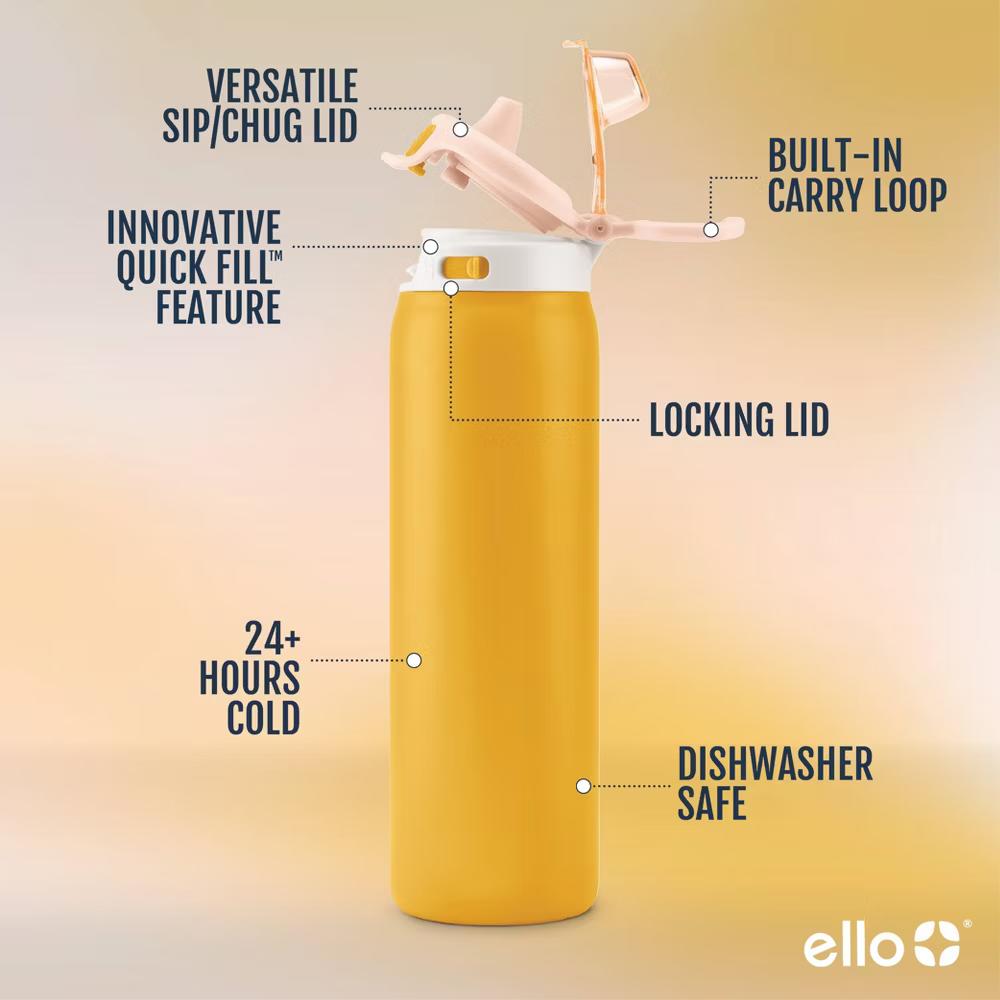 Pop and Fill Stainless Steel Water Bottle - Image 4
