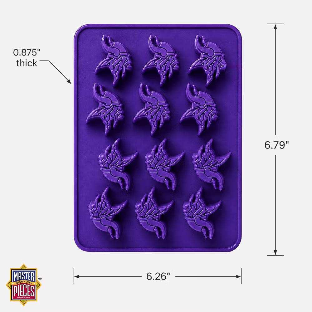 FanPans 2-Pack Team Ice Cube Trays - NFL Minnesota Vikings - Image 5