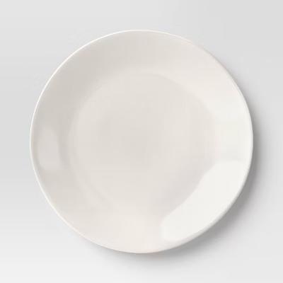 10" Stoneware Aralia Dinner Plate Sour Cream