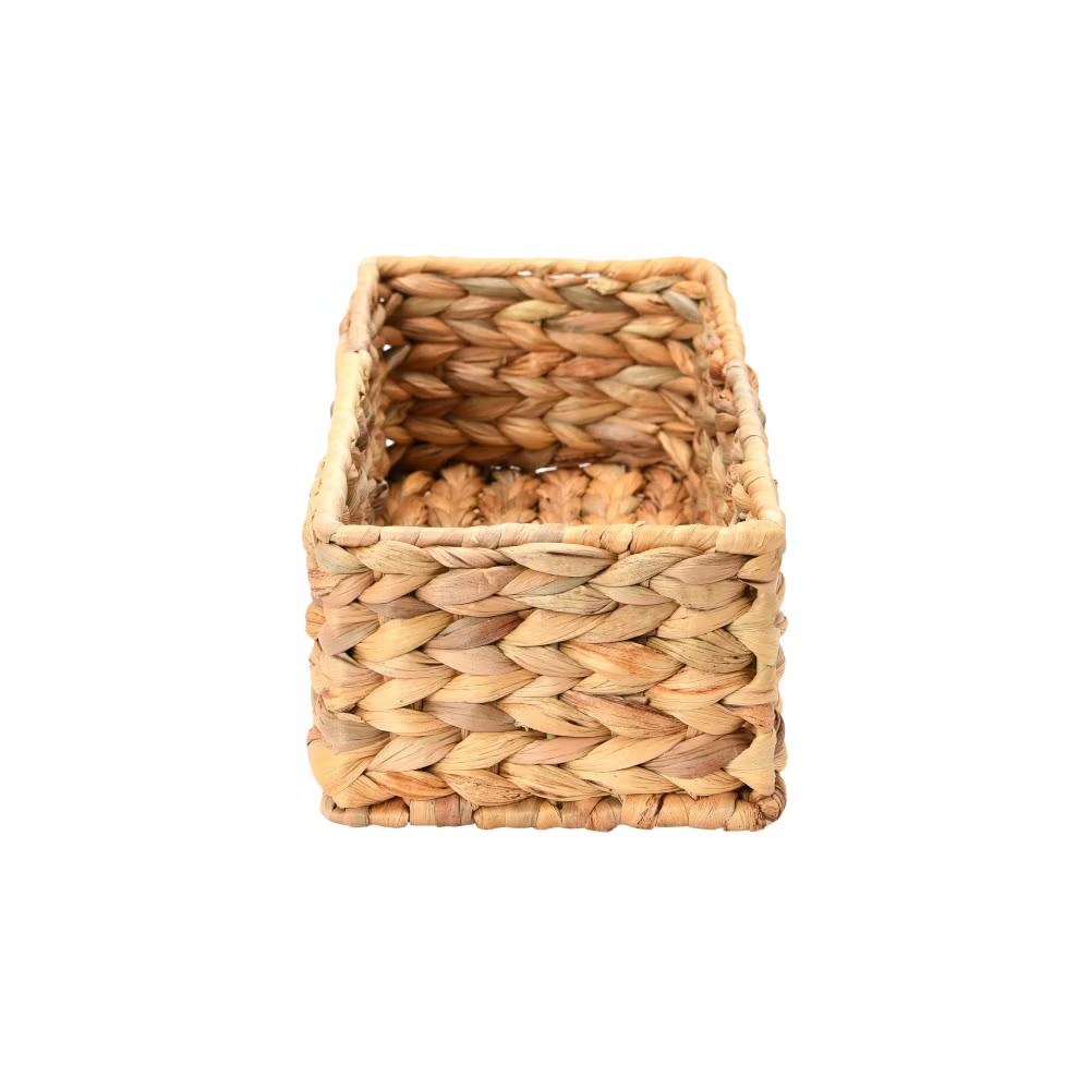 Handwoven Seagrass Rectangular Storage Basket - Image 20