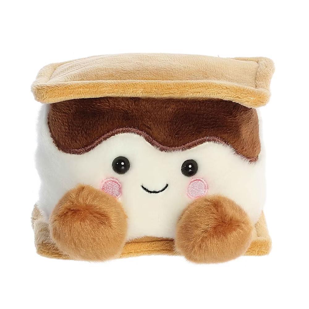 Mini Toastee S'more Palm Pals Adorable Stuffed Animal Brown 4.5"