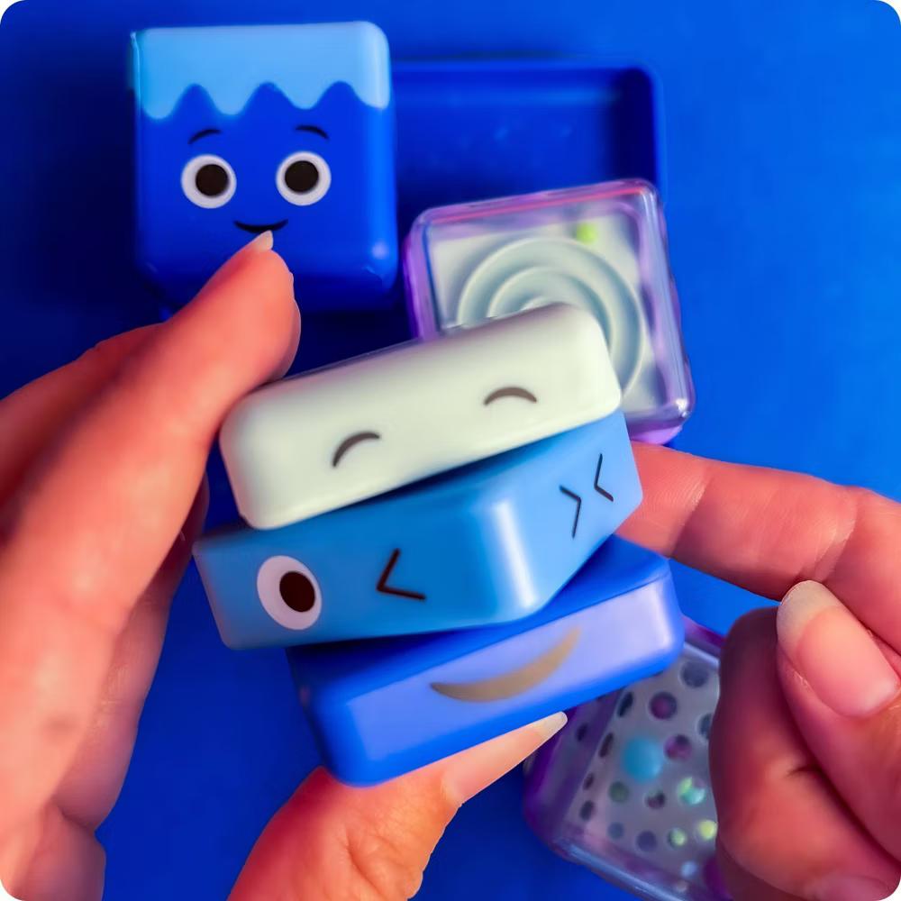 Cool Down Cubes Sensory Fidget Set,5 Pieces, Ages 4+, Fidgets for Kids, Sensory Toys - Image 5
