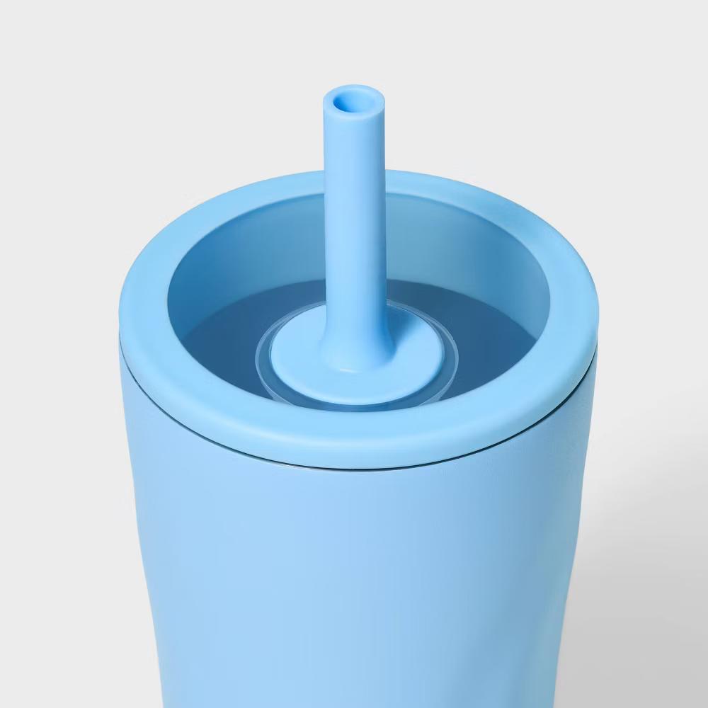 20 fl oz Stainless Steel Tumbler with Straw - Image 7