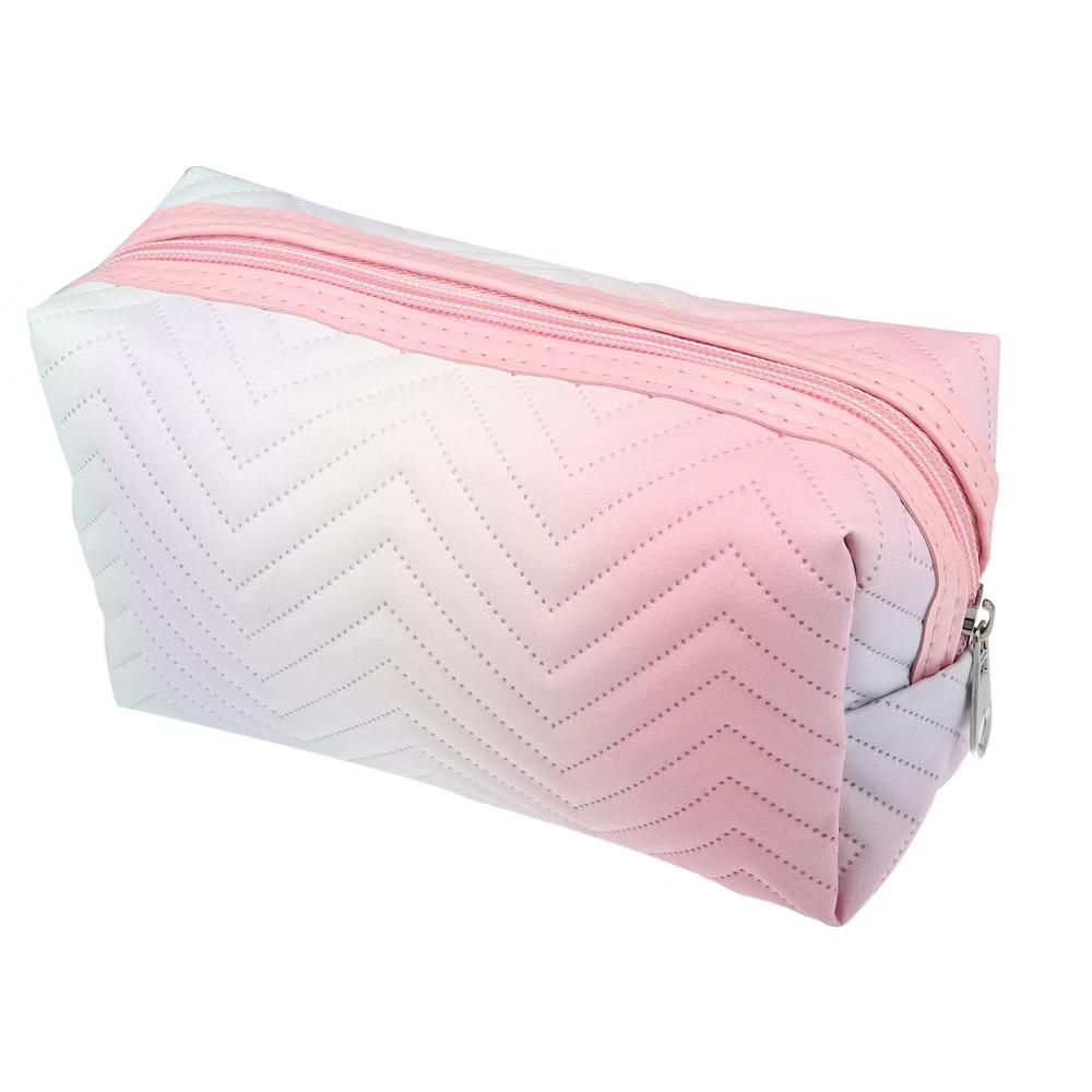 Travel Makeup Bag Portable Toiletry Bag Small Cosmetic Organizer Gradient - Image 8