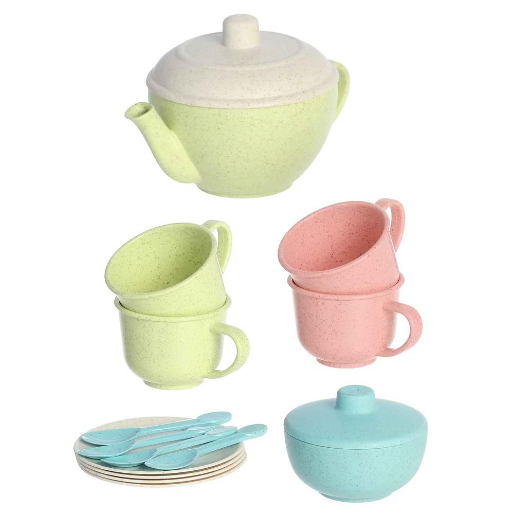 Toys Small Tea Set Wheatley Versatile Multicolor 6" - Image 2