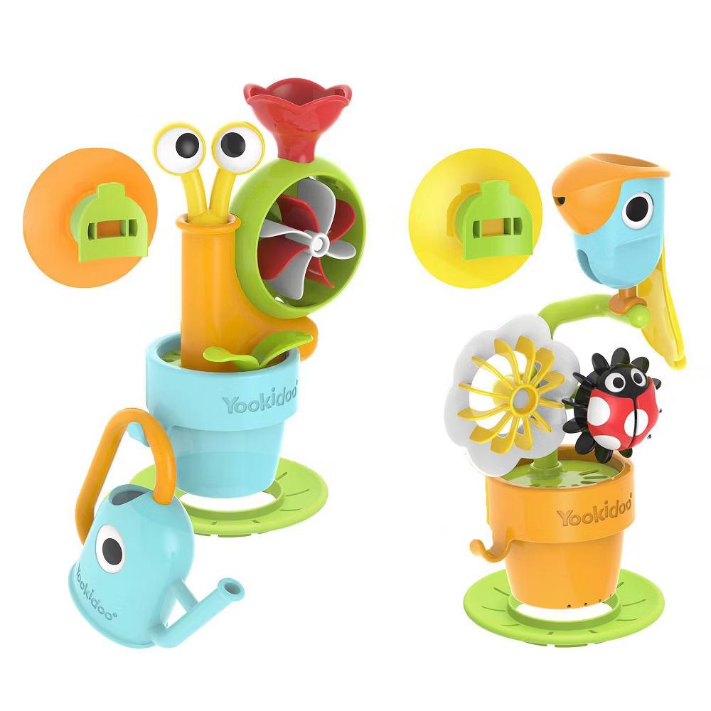 Pour N Grow Spinning Garden Bath Toys - 11pc: Educational Focus Creativity - Image 8
