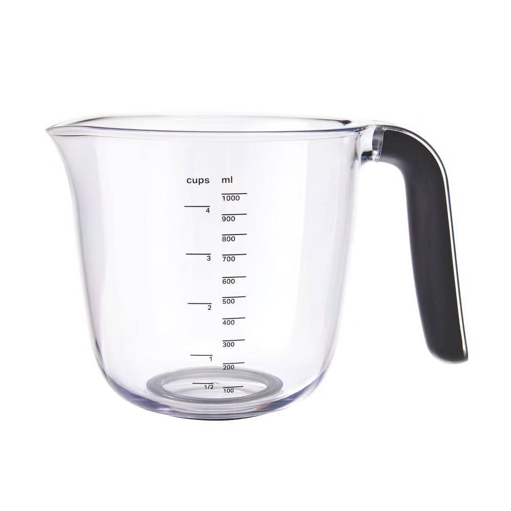 KitchenAid Set of 3 Measuring Cups: Plastic, Dishwasher-Safe, Easy-Pour Spout, 2, 1, & 4-Cup Stackable Design - Image 10
